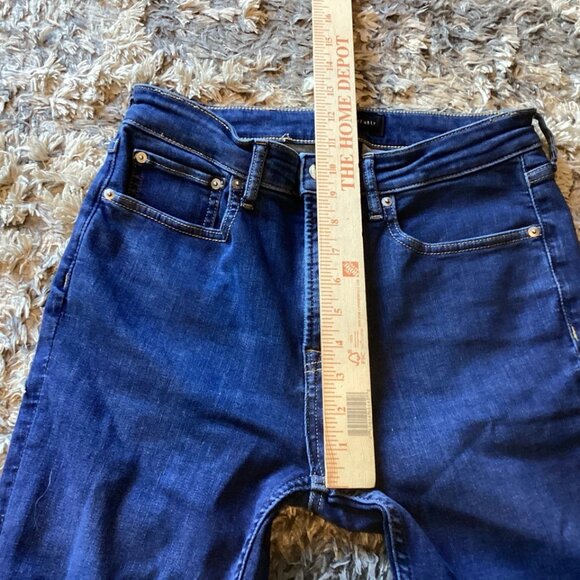 Free Assembly Blue Denim High Waisted Skinny Jeans Stretch Women’s Size 8 - Picture 5 of 8